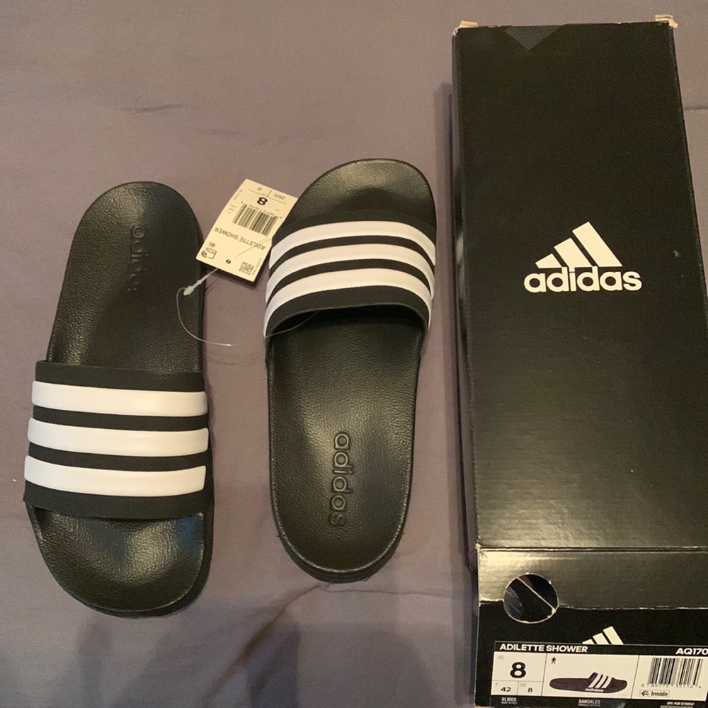 Adidas adilette shower size 8